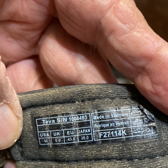 Men’s Teva sandals SZ 10 - Picture 6 of 6